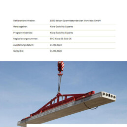 Umweltproduktdeklaration (EPD) für EFD 26/120